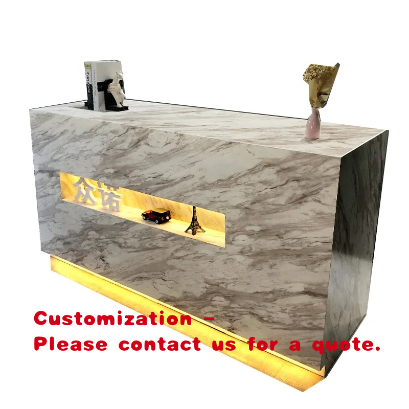 Desk Setup Simple - Comptoir de caisse moderne et simple