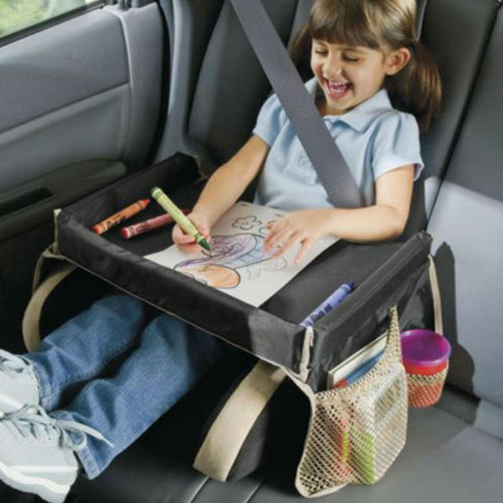 Desk Setup Organizer - Plateau de voiture pour enfants, plateau