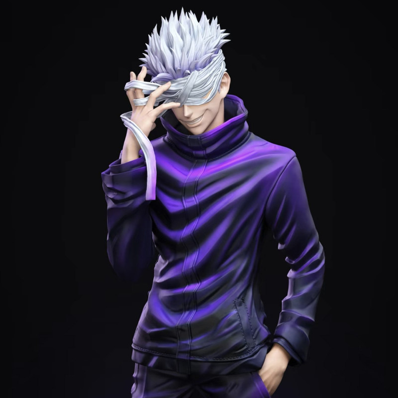 Desk Setup Gifts - Figurine d'action anime Jujutsu Kaisen Satoru