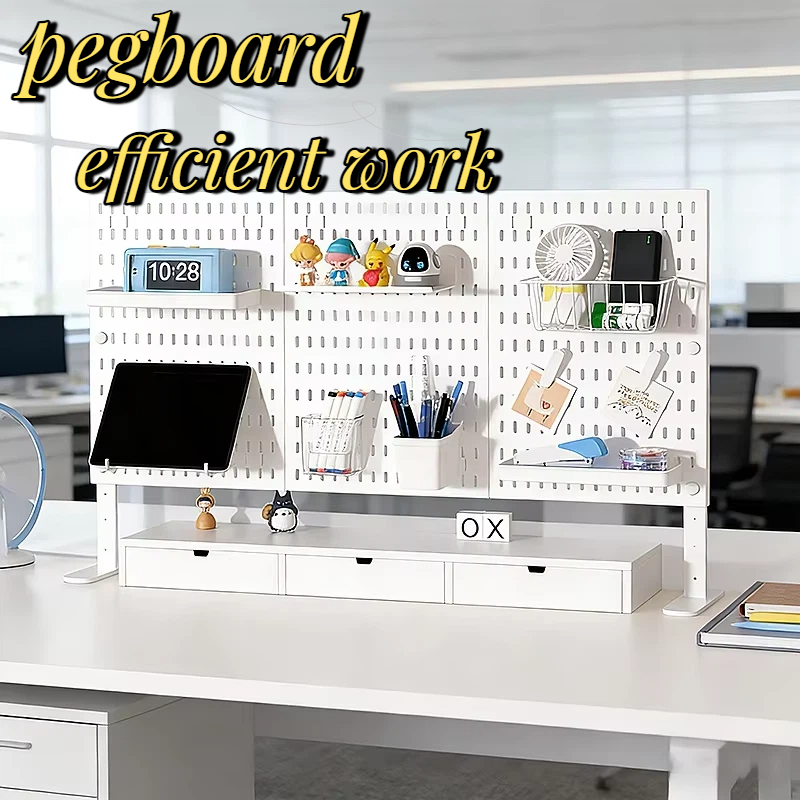 Desk Setup Table - Panneau perforé de bureau en PP