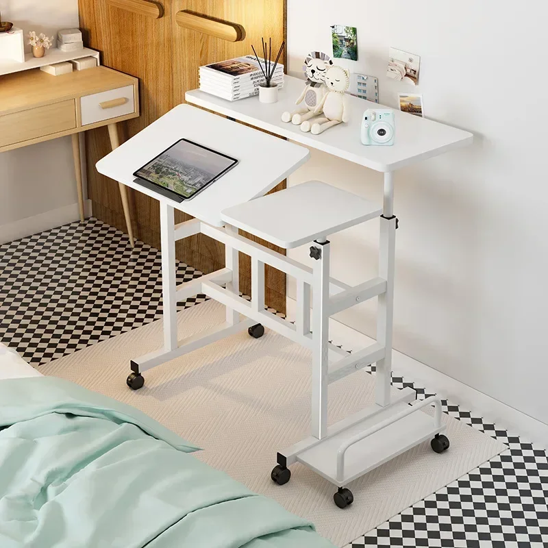 Desk Setup Simple - Bureau d'ordinateur multifonctionnel sur pied, bureau