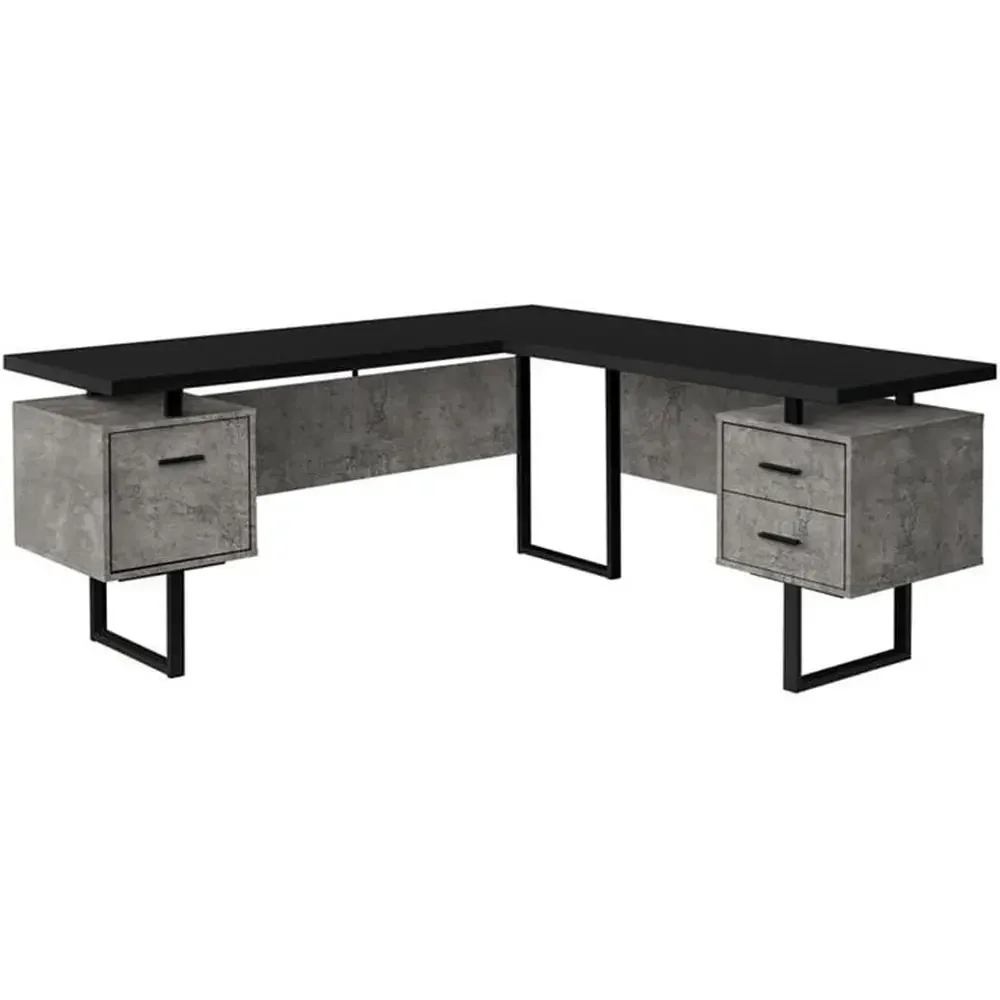 Desk Setup Office - Bureau d'ordinateur en forme de L