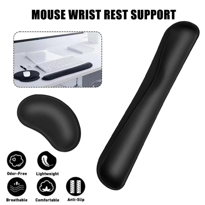 Desk Setup Gear - Coussin de poignet ergonomique pour clavier,