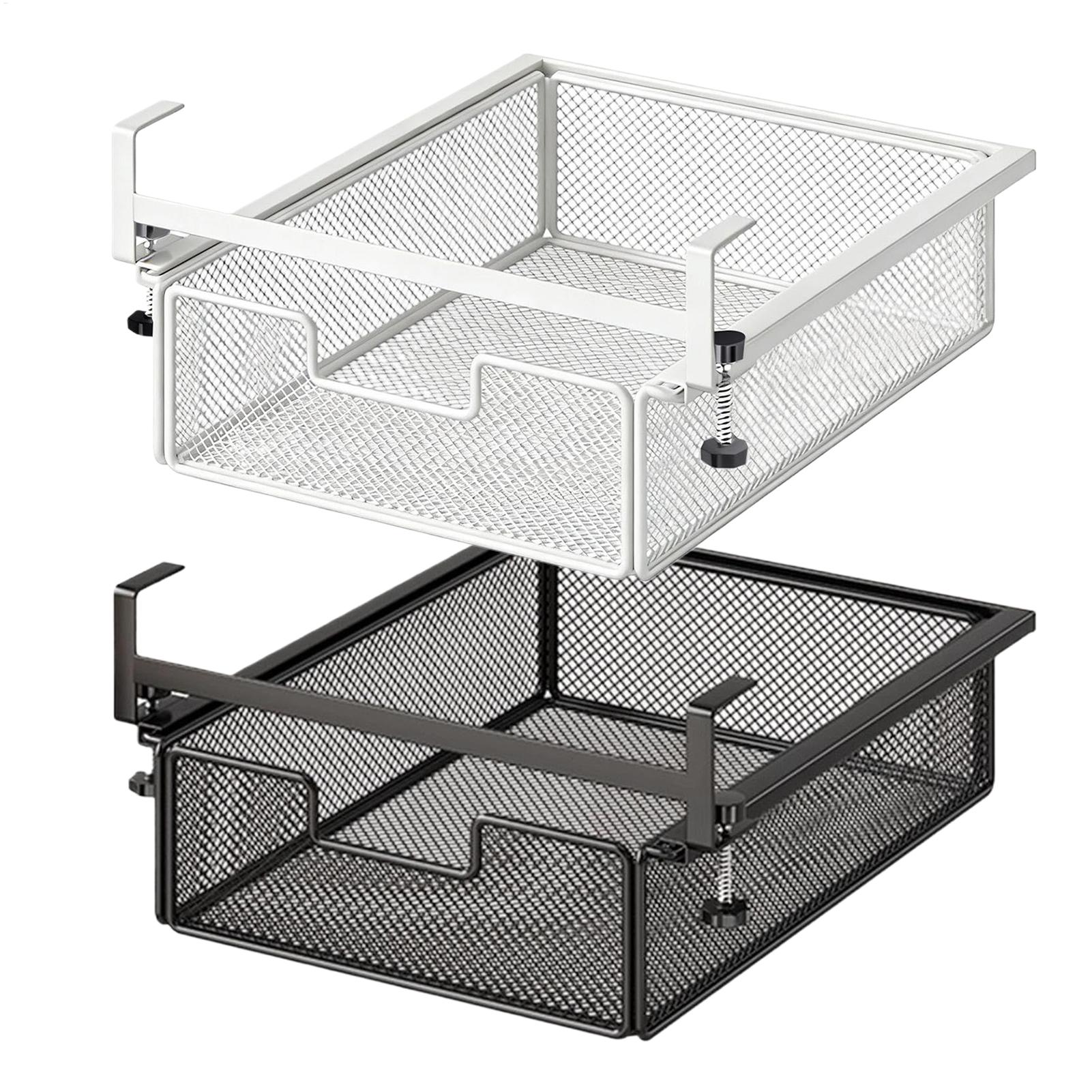 Desk Setup Organizer - Tiroir coulissant sous le bureau sans