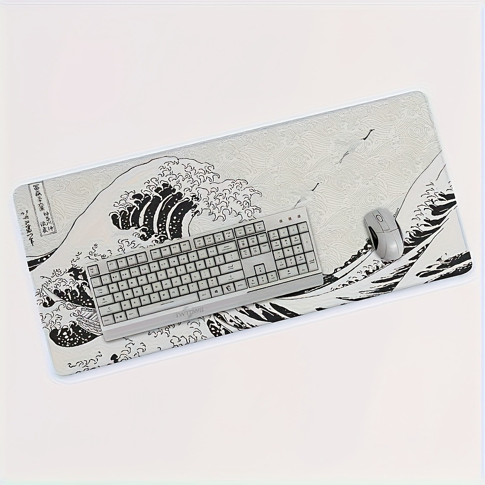 Desk Setup Simple - Tapis de bureau XXL Black White