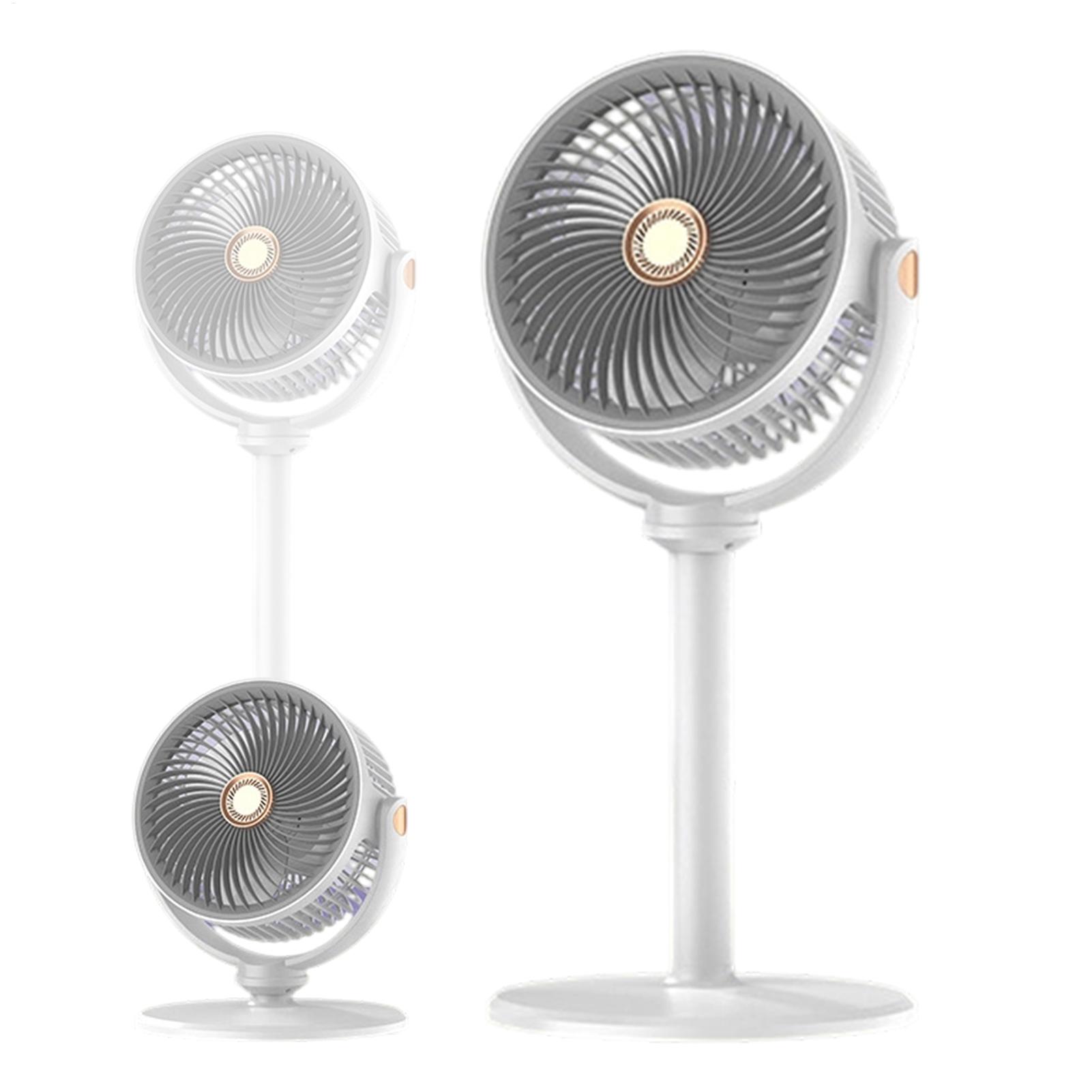 Desk Setup Home - Ventilateur sur pied réglable en hauteur,