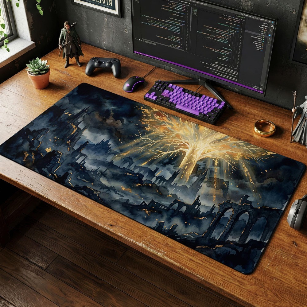 Desk Setup Simple - Tapis de bureau, tapis de souris