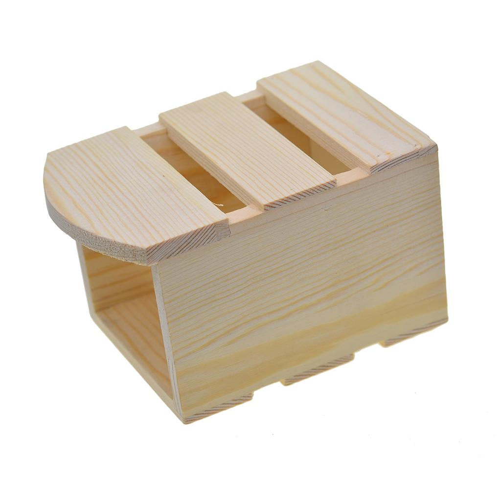 Desk Setup Natural - Porte-stylos en bois naturel, organiseur de
