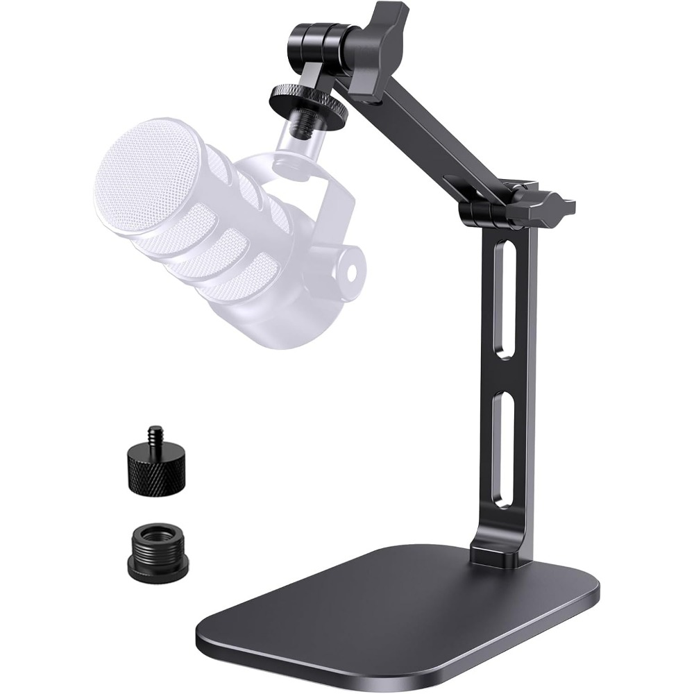 Desk Setup Office - Support de microphone de bureau durable,