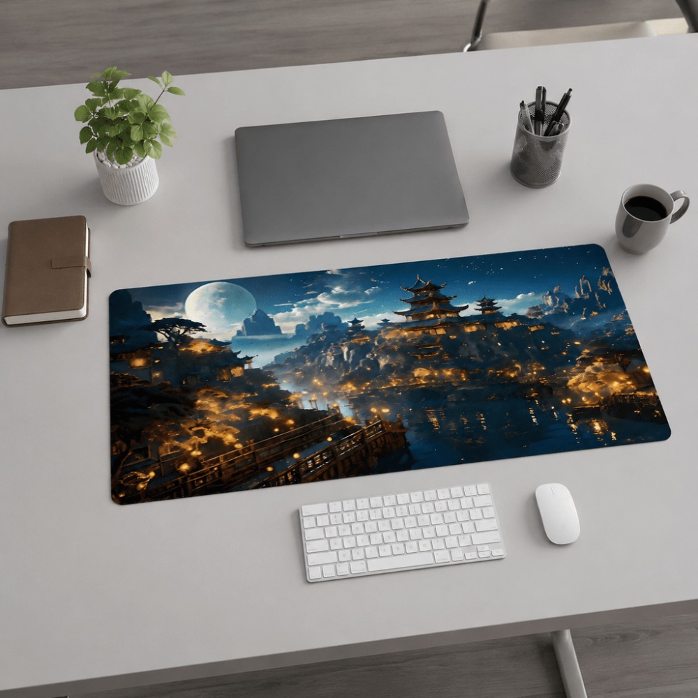 Desk Setup Simple - Napperon de table allongé à motif