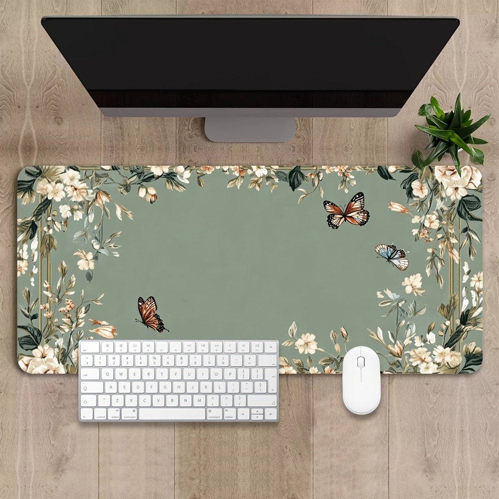 Desk Setup Simple - Tapis de table à motif papillon