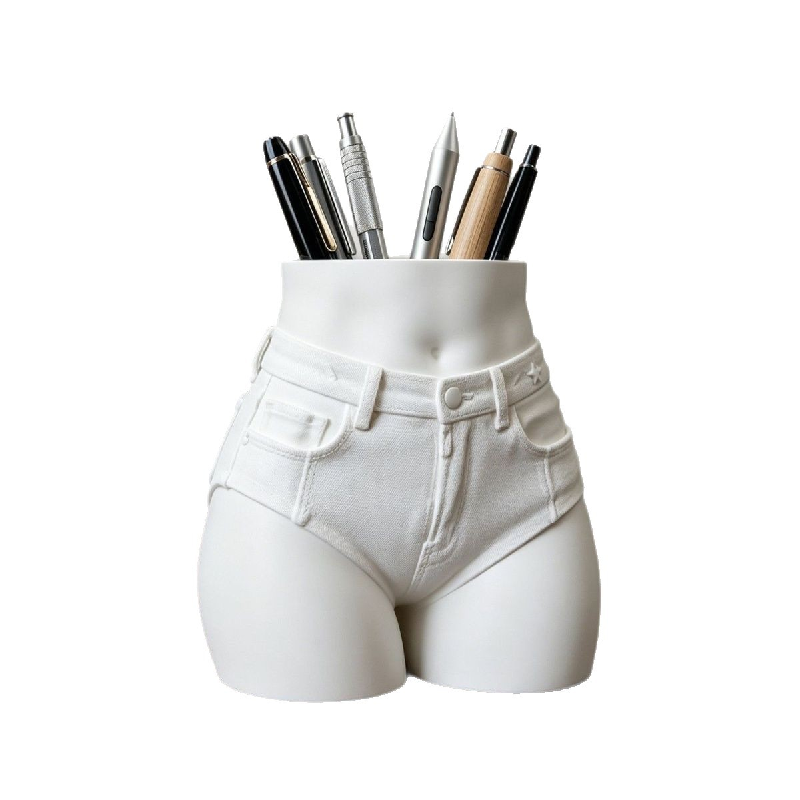 Desk Setup Organizer - Porte-stylo amusant en forme de fesses