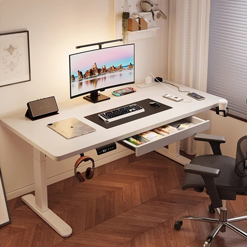 Desk Setup Office - Bureau debout électrique moderne en fer