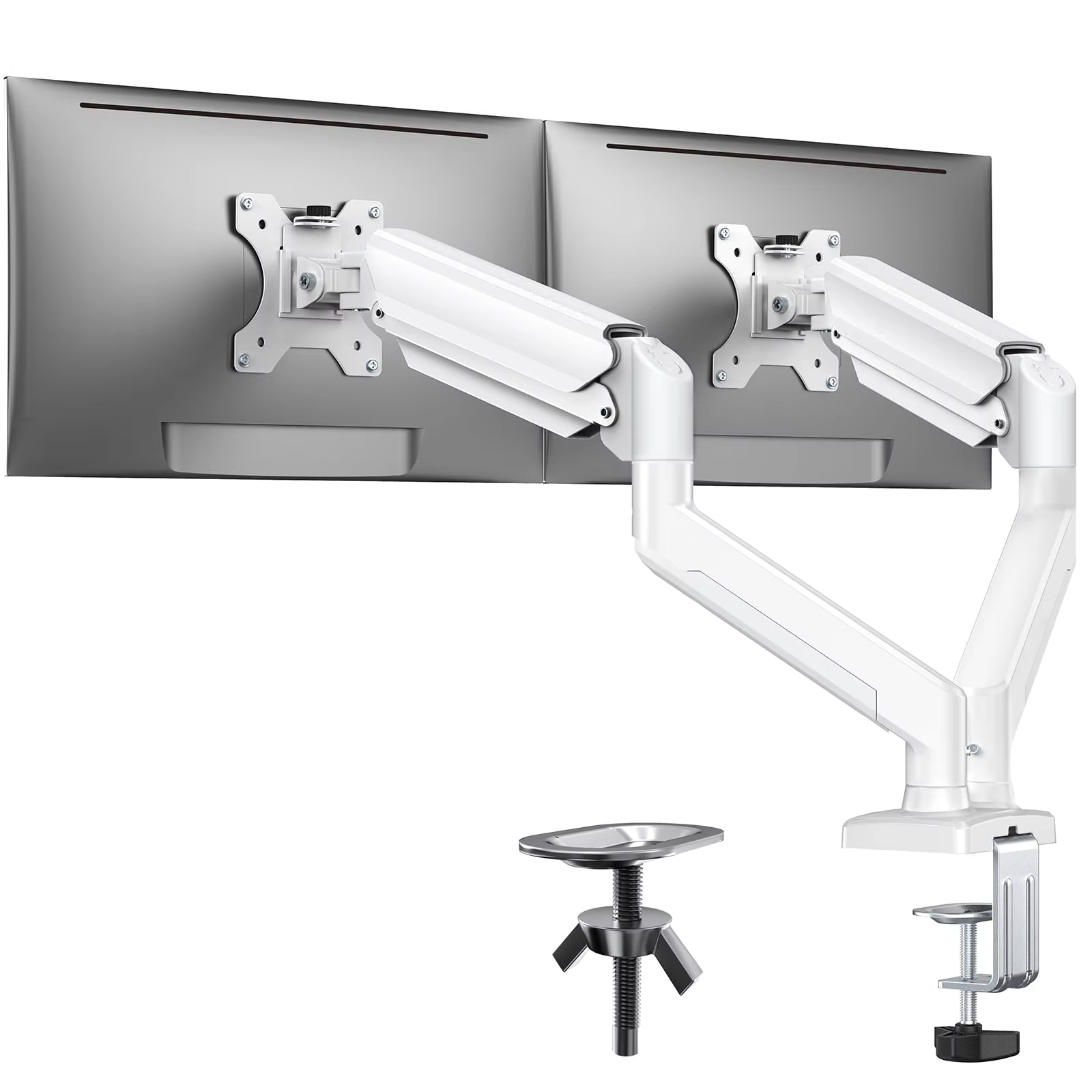 Dual Monitor Desk Setup - Support de moniteur extensible universel pour