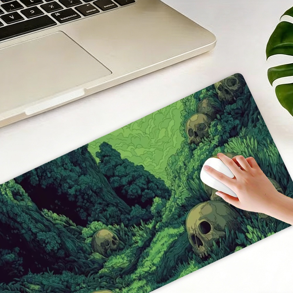 Desk Setup Simple - Avec des scènes de forêt mystérieuses
