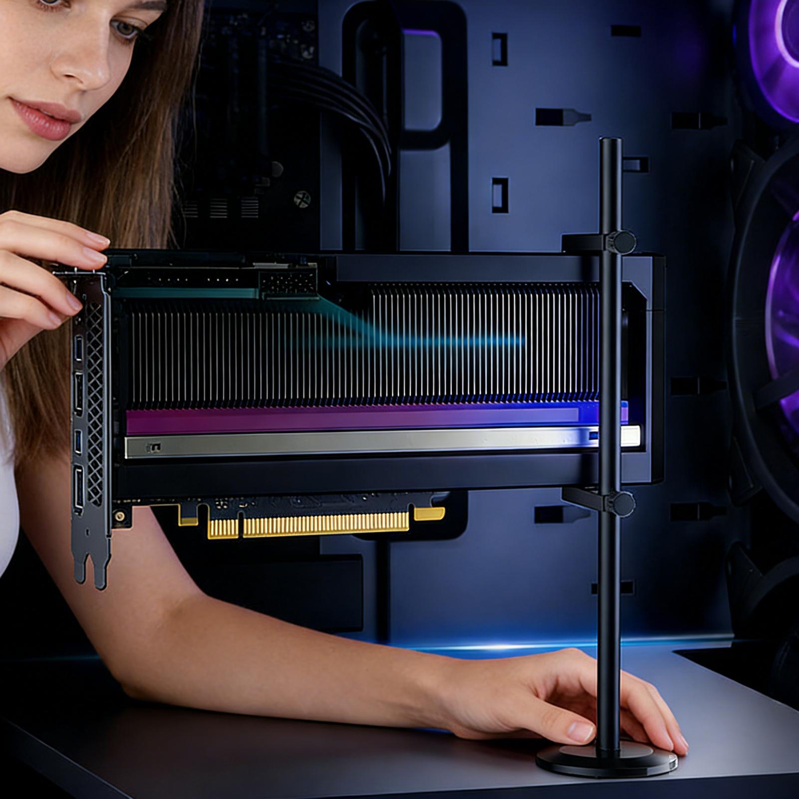 Desk Setup Videos - Support de GPU avec support magnétique