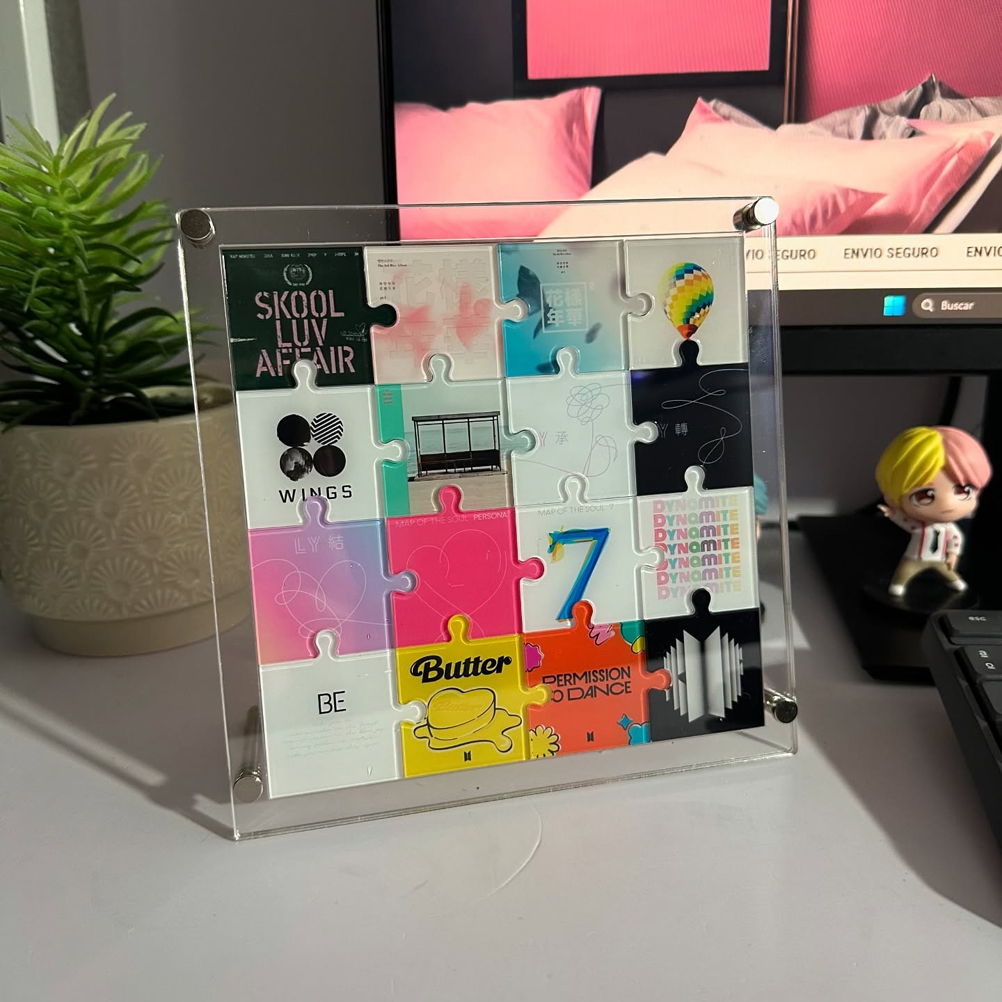 Desk Setup Home - Présentoir de puzzle en acrylique personnalisé,