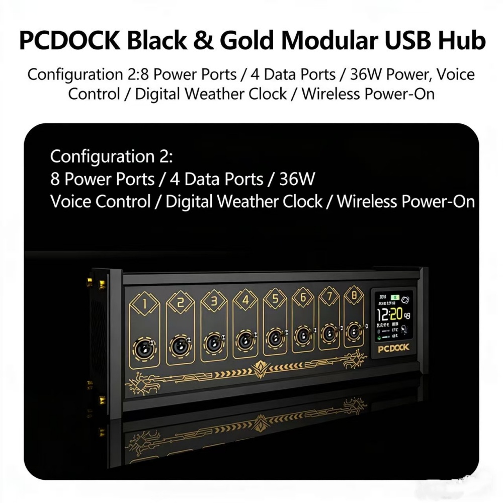 Desk Setup For Laptop - Bloc d'alimentation USB de bureau PCDOCK
