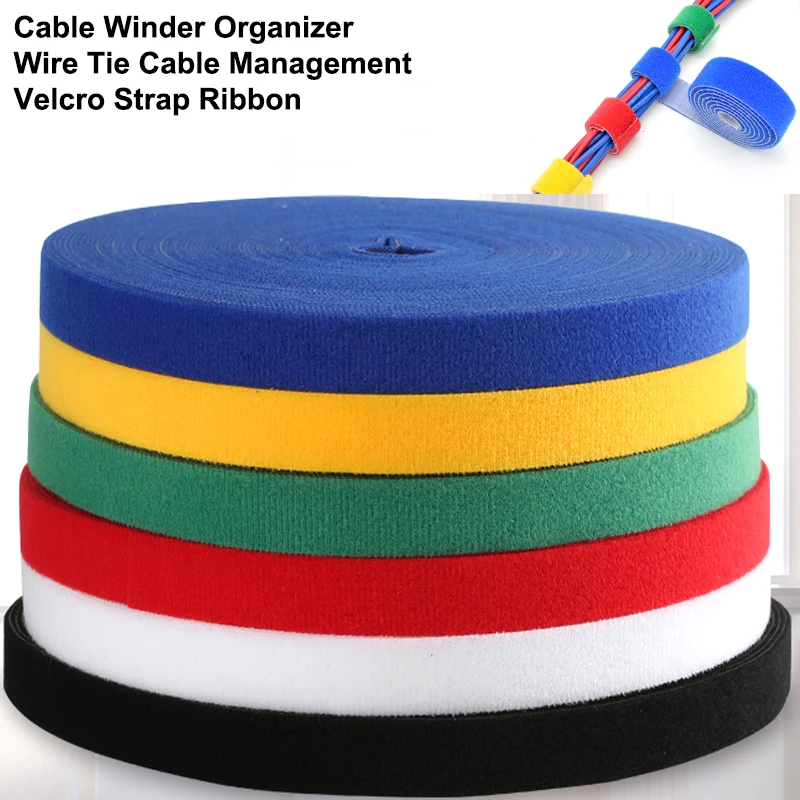 Cable Velcro Strap - Attaches de câble en Nylon réutilisables,