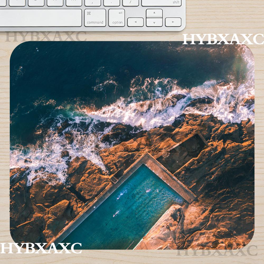 Desk Setup Natural - Tapis de souris HYBXAXC Motif Vague