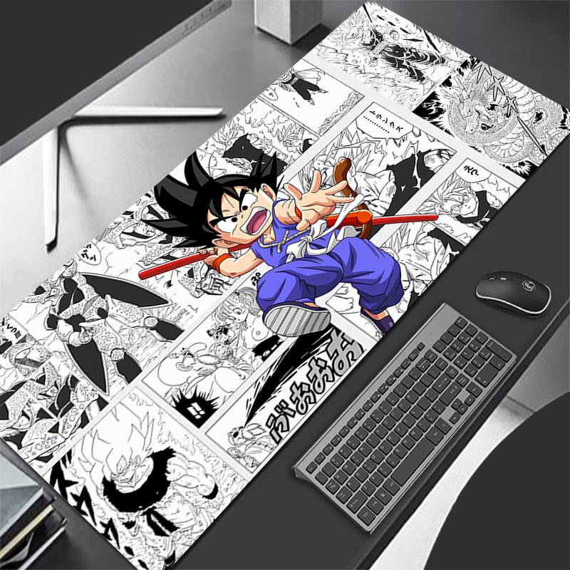 Desk Setup Table - Tapis de souris ordinateur nouveau Goku