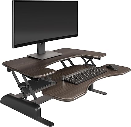 Dual Monitor Desk Setup - Desk Pro Plus 36, convertisseur sur