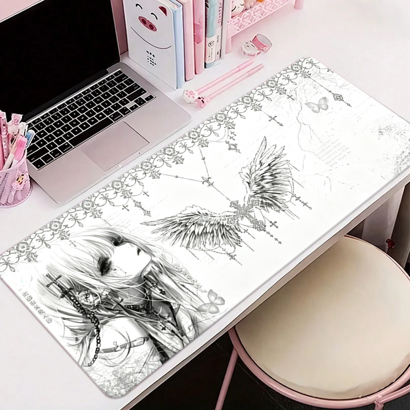 Desk Setup Mat - Tapis de souris en cuir noir