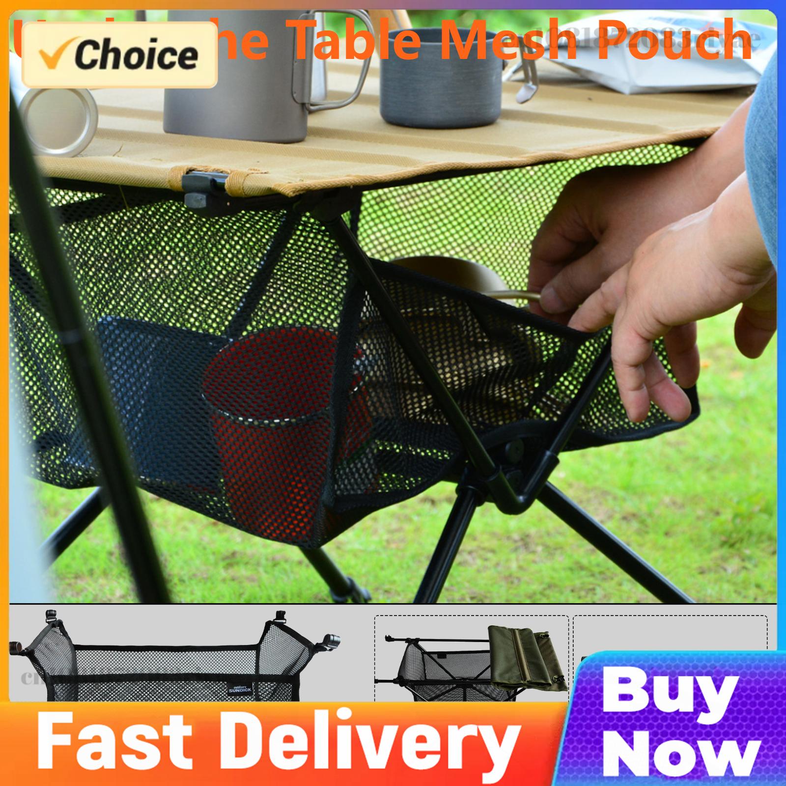 Desk Setup Organizer - Sac de rangement en filet pliable