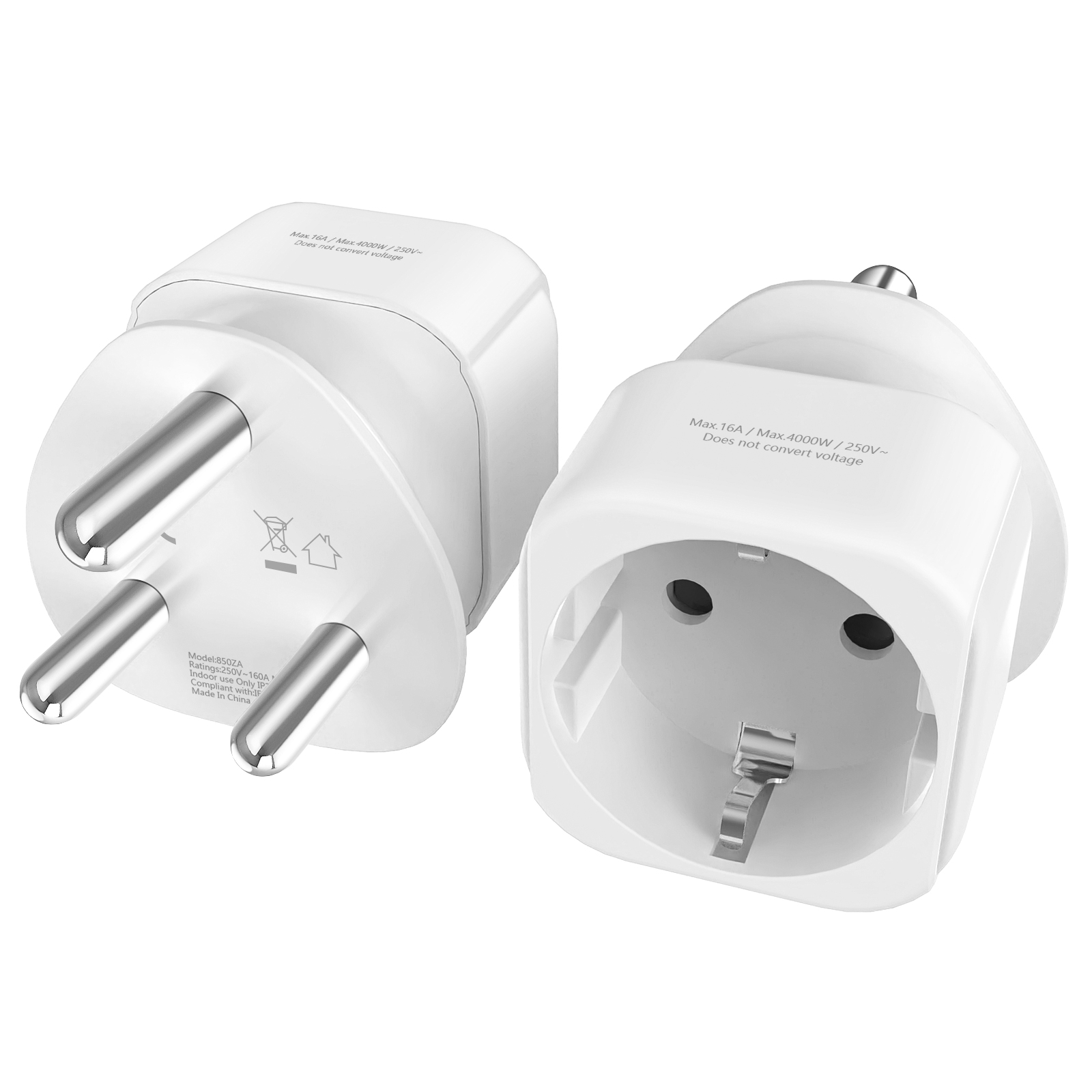 Power Strip Flat - Adaptateur de voyage Afrique du Sud,
