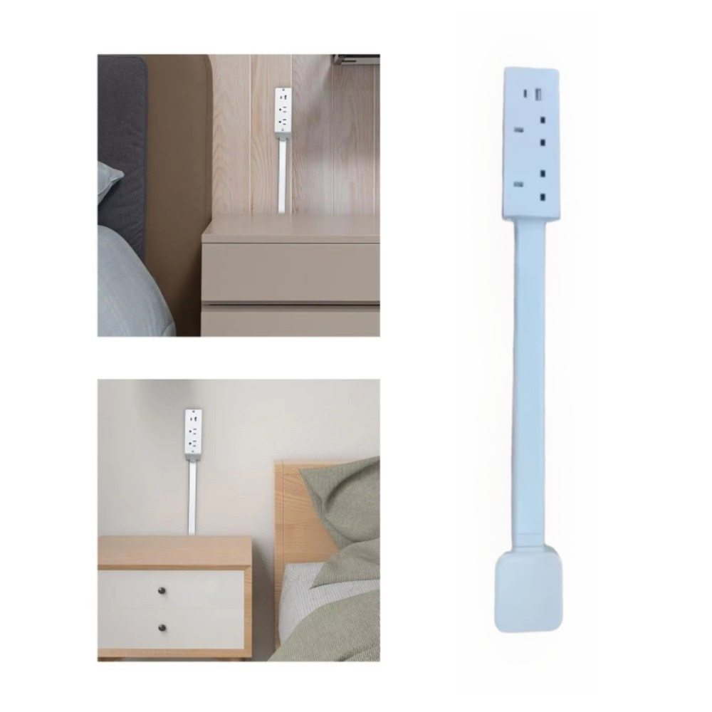 Power Strip Flat - Rotage 180 ° Extension de prise