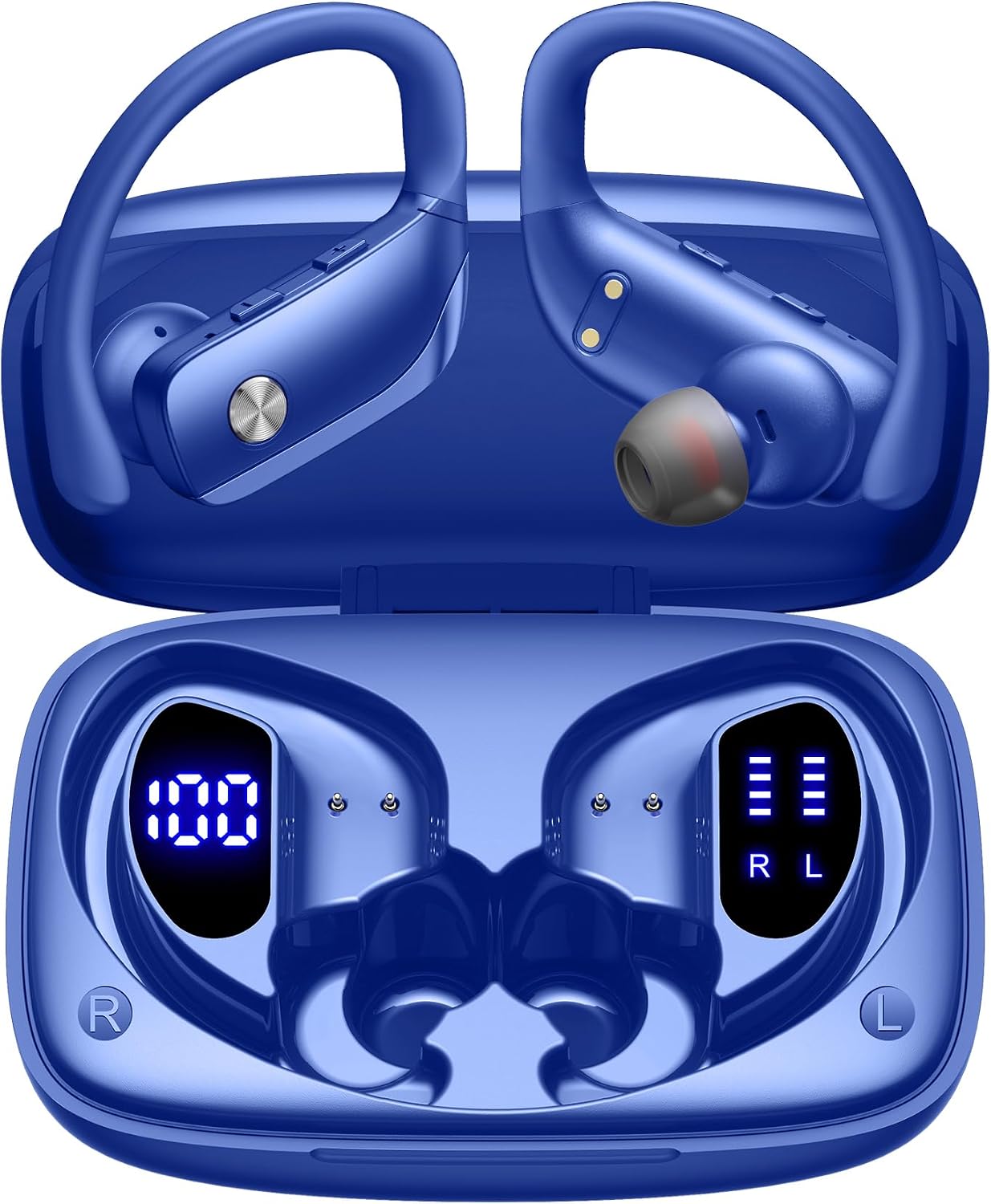 Headphone Hook Under - Écouteurs sans fil avec 80h d'autonomie,