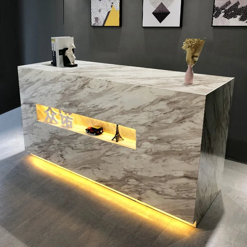 Comptoir de caisse moderne et  - Desk Setup Simple avis et prix