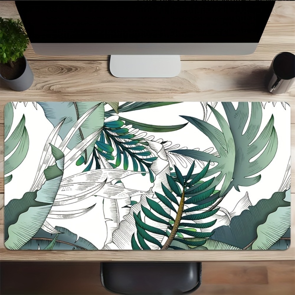 Tapis de bureau à motif végéta - Desk Setup Simple avis et prix