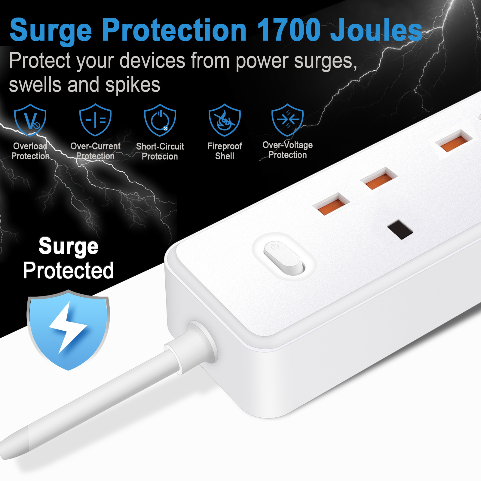 Multiprise électrique UK MY Xe - Power Strip Flat avis et prix