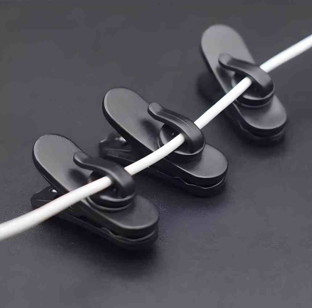 Clips rotatifs pour câbles d'é - Headphone Hook Under avis et prix