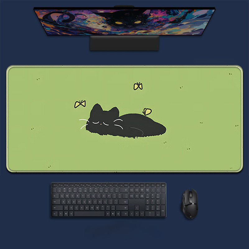 Grand tapis de souris de jeu A - Desk Setup Natural avis et prix