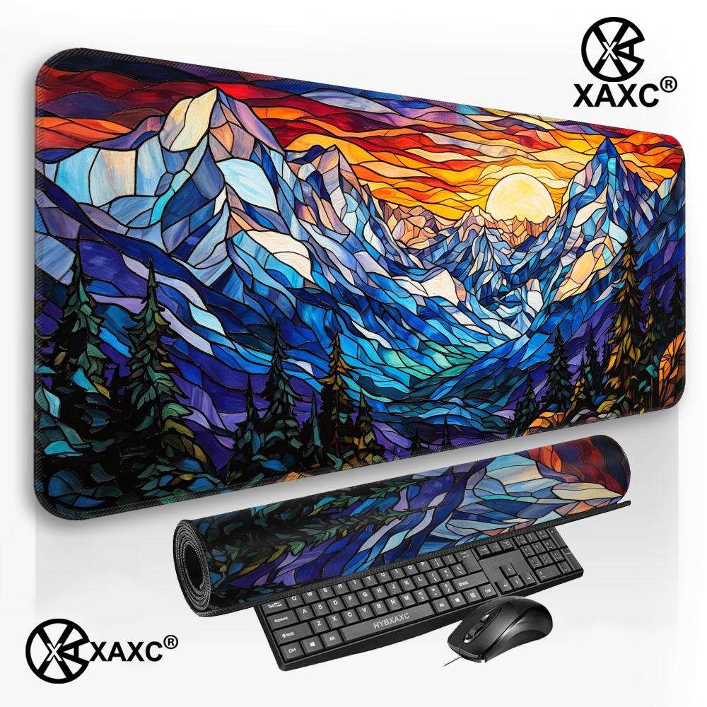 Tapis de bureau en verre teint - Desk Setup Natural avis et prix