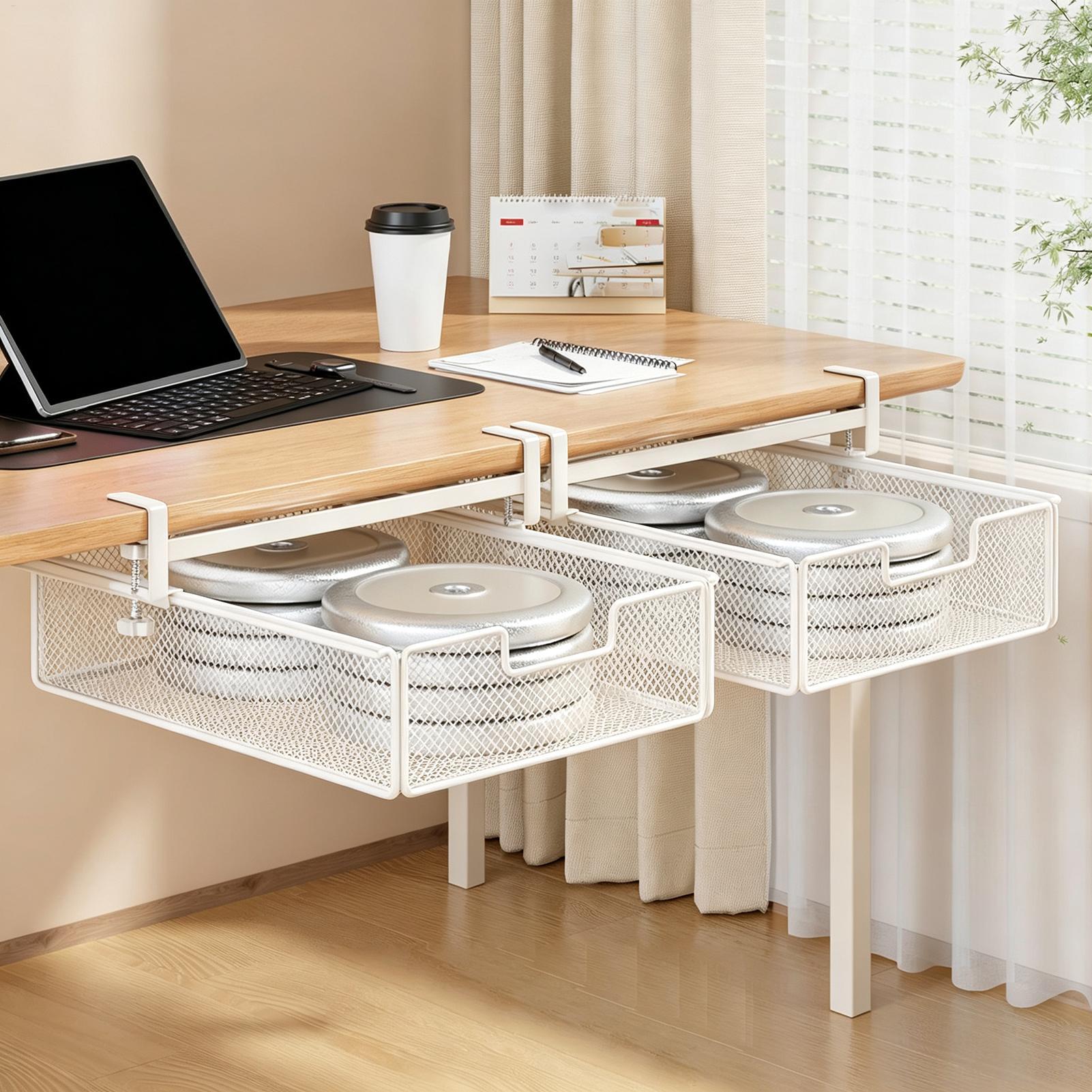 Tiroir coulissant sous le bure - Desk Setup Organizer avis et prix