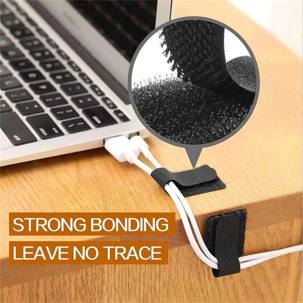 Attaches-câbles auto-adhésifs  - Cable Velcro Strap avis et prix