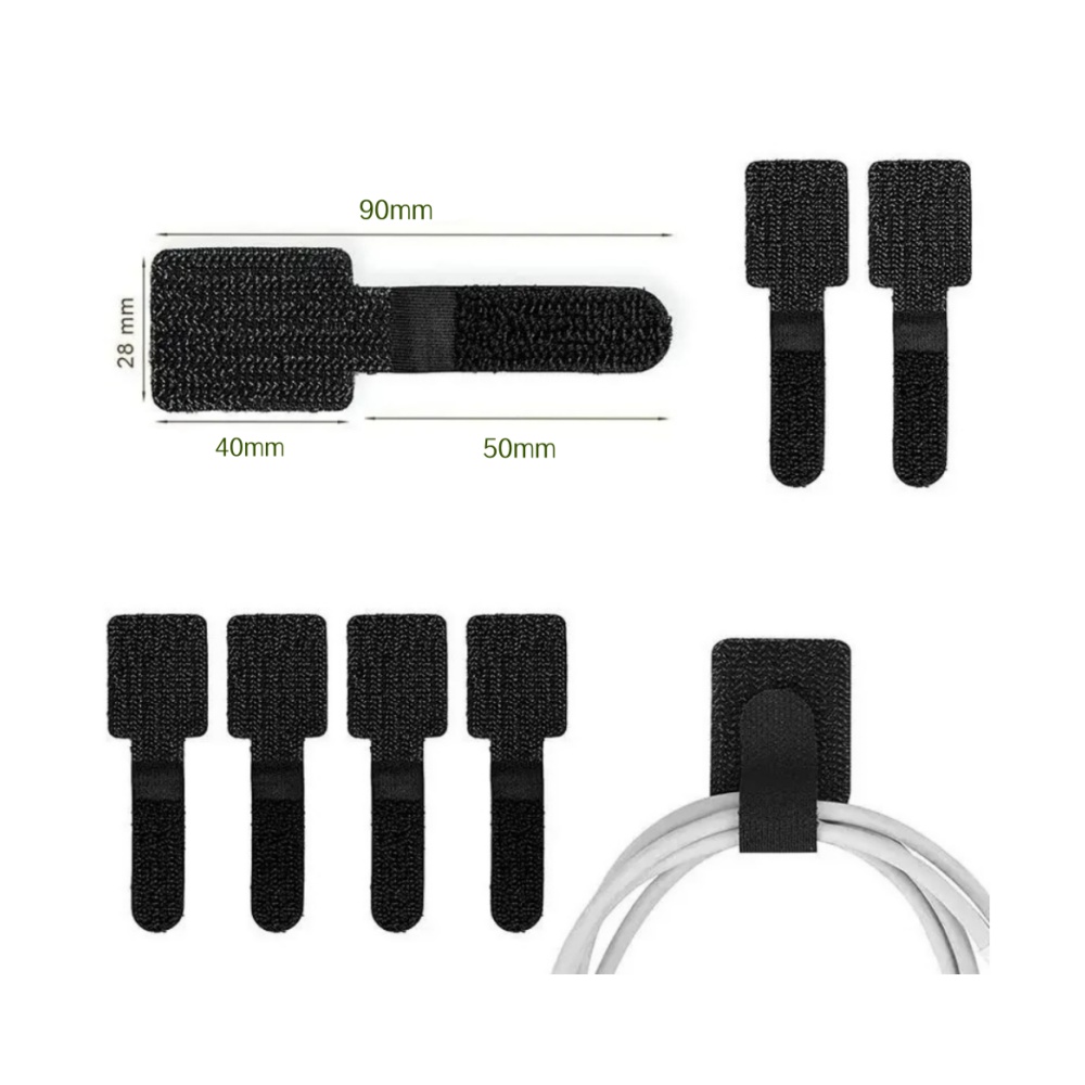 Attaches-câbles auto-adhésifs  - Cable Velcro Strap avis et prix