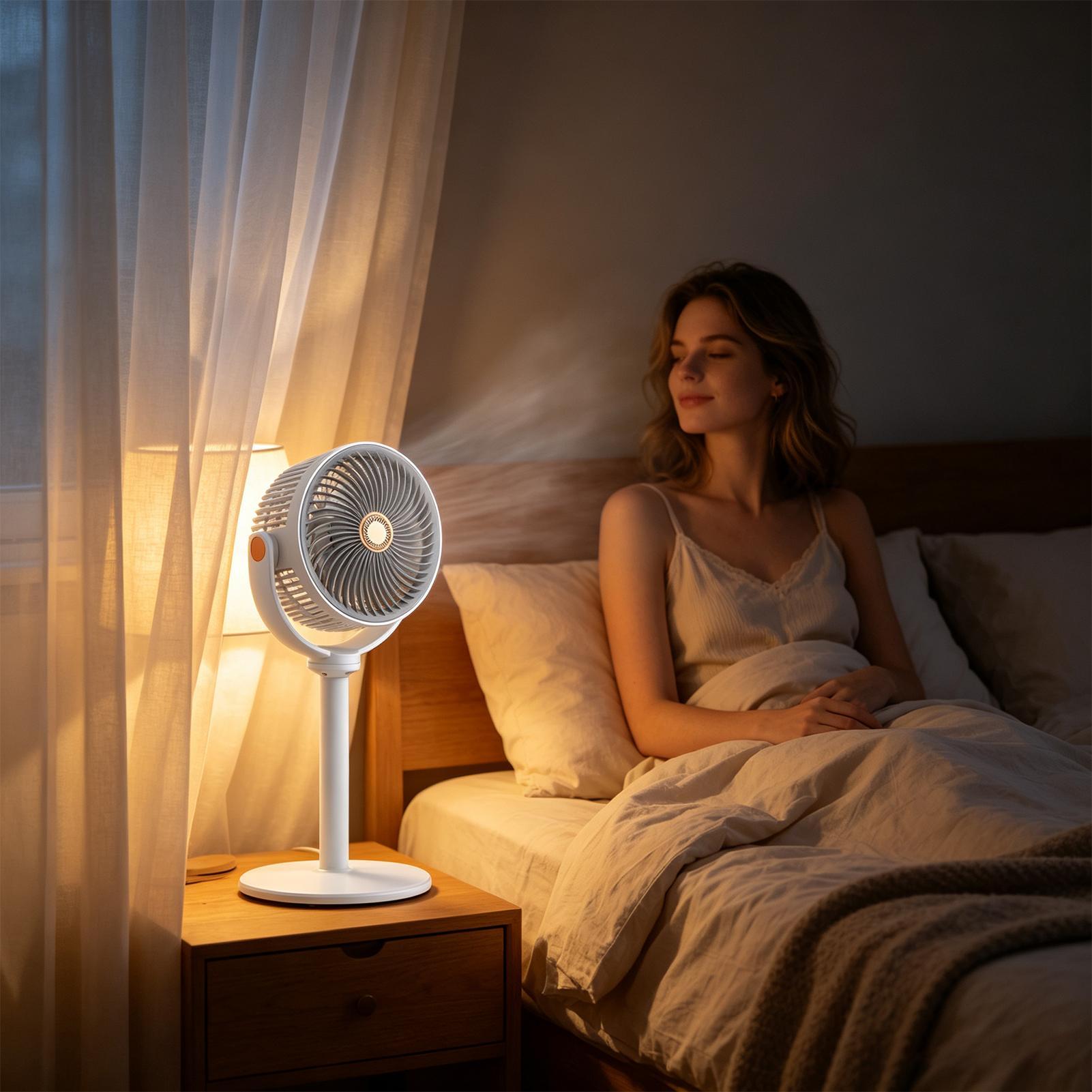Ventilateur sur pied réglable  - Desk Setup Home avis et prix