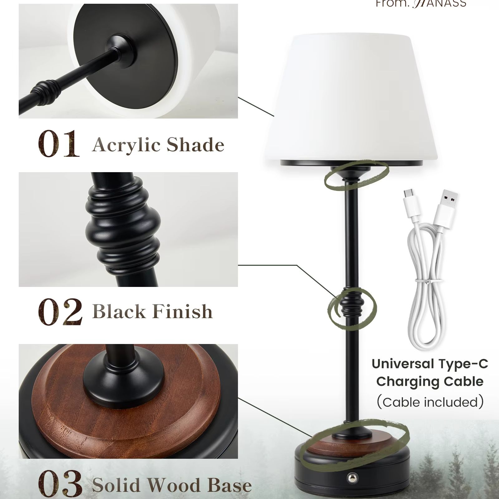 Ensemble de lampes de table sa - Desk Setup Table avis et prix