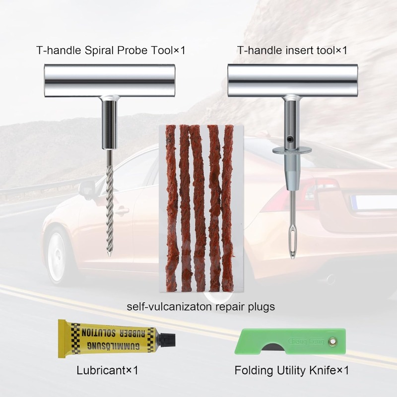 Kit de réparation de pneus ave - Power Strip Flat avis et prix