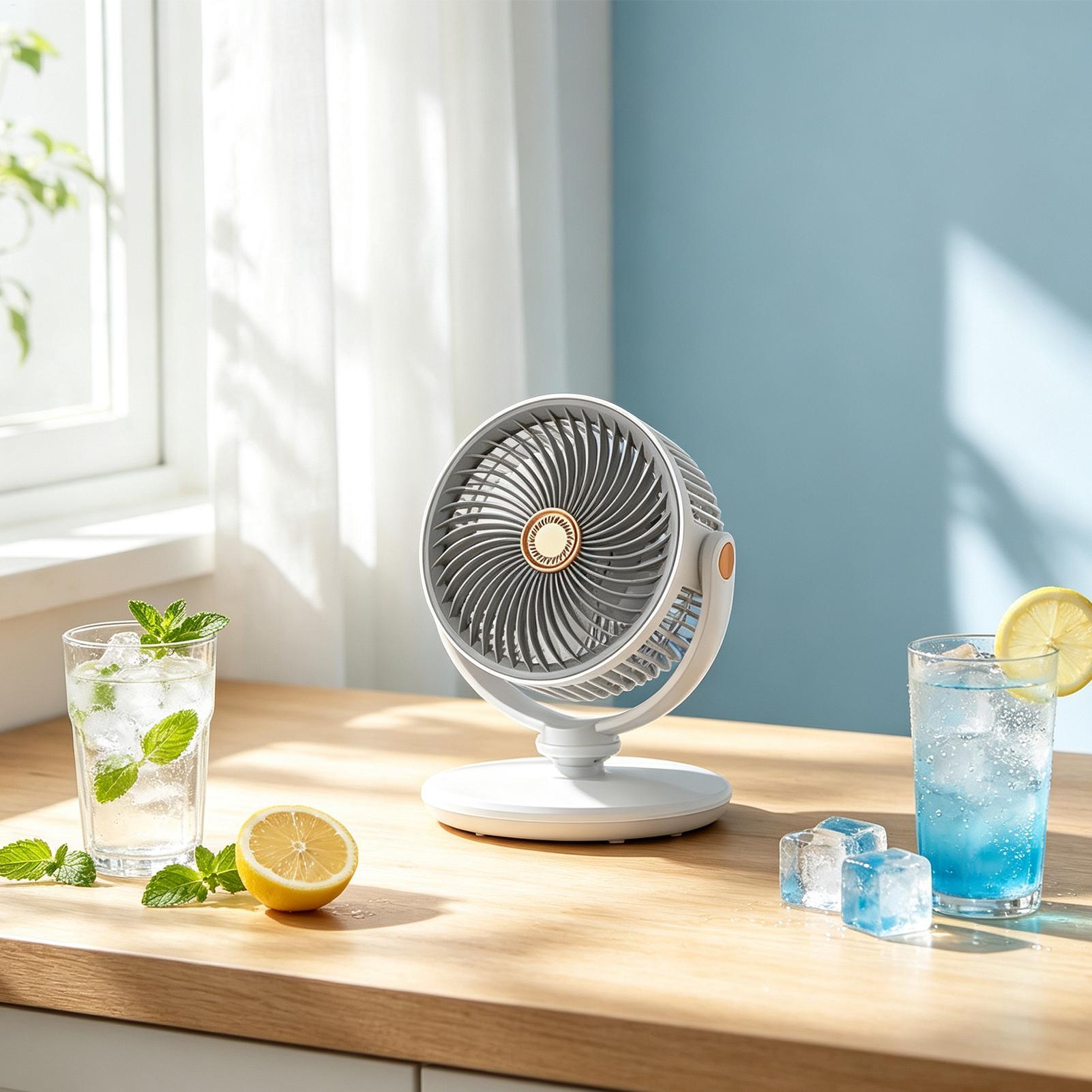 Ventilateur sur pied réglable  - Desk Setup Home avis et prix