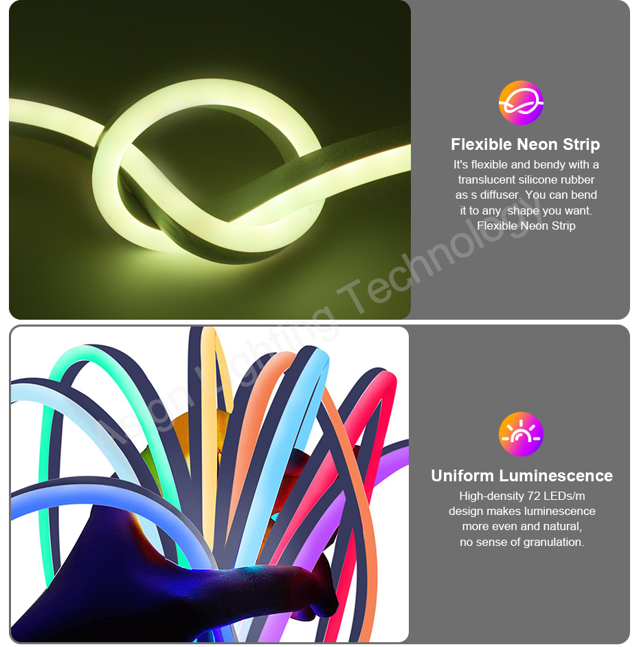 Bande LED néon RGB 220V avec p - Power Strip Flat avis et prix