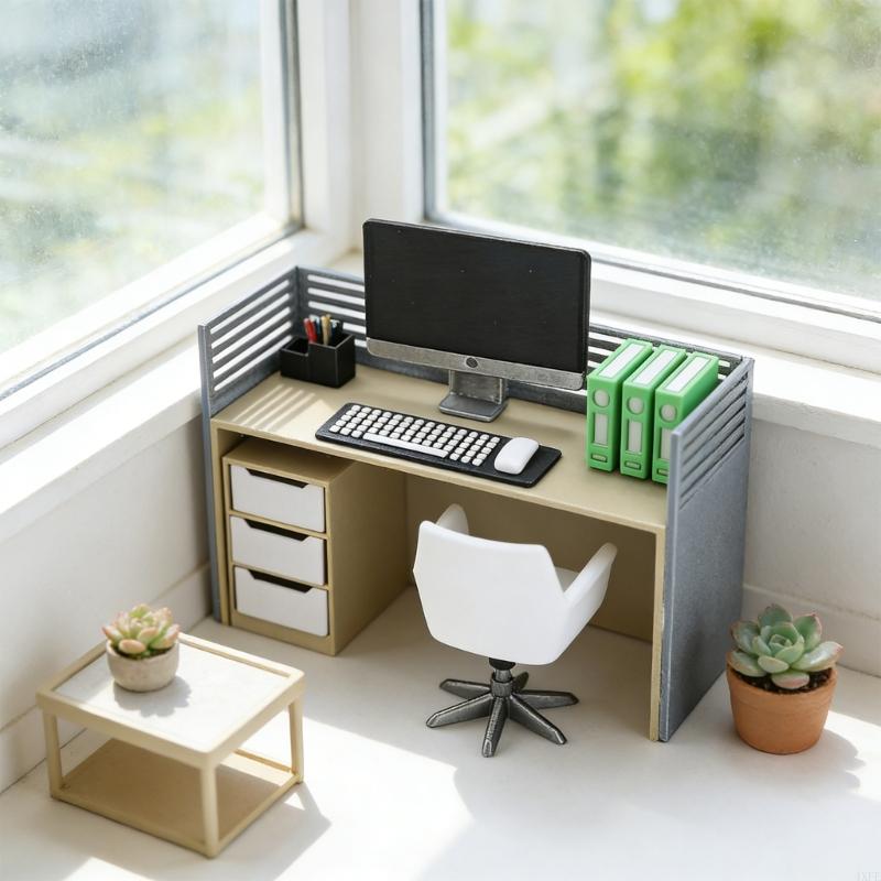 Ensemble bureau Miniature pour - Desk Setup Natural avis et prix