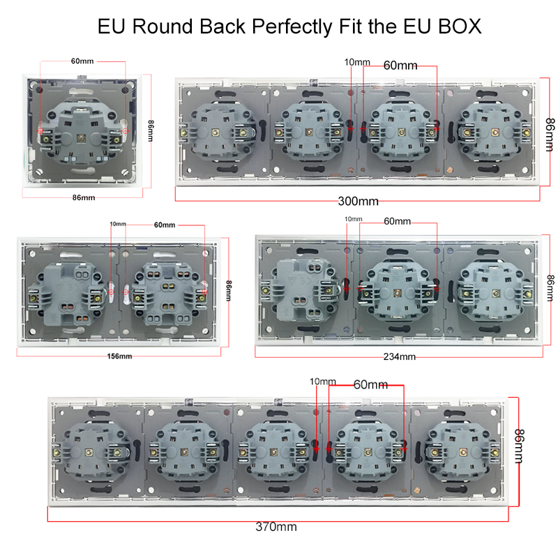 Wallpad 16A prise ue blanc/noi - Power Strip Flat avis et prix