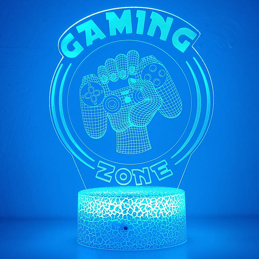 3D veilleuse lampe salle de je - Desk Setup Gifts avis et prix