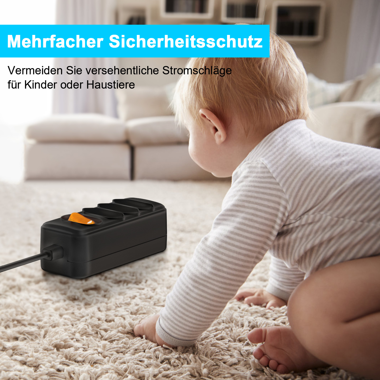 Prise de courant européenne ue - Power Strip Flat avis et prix