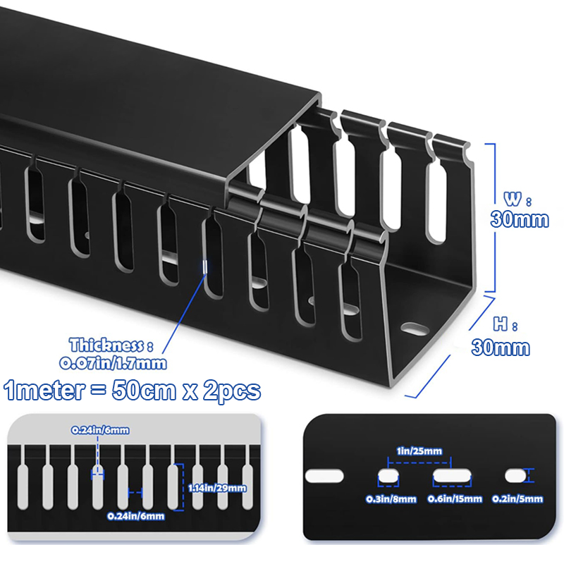 Conduit de câblage ignifuge in - Desk Setup Organizer avis et prix